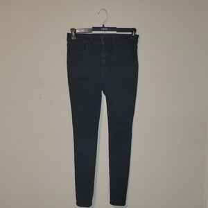 American Eagle Outfitters Black Skinny Jeans Sleek Tapered Fit
